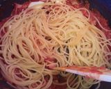 絶品トマトソースのパスタinモッツァレラ作り方6写真