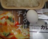 レトルトカレーでとろ～り半熟卵焼きカレー作り方1写真
