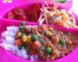 ひよこ豆キーマカレー☆途中でお子様カレー作り方8写真