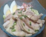一度に二品★チキンサラダ＆スープ作り方4写真