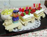 ＊クッキーde汽車ぽっぽケーキ＊作り方14写真