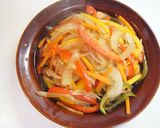 さっぱり食べよう♪鮭の南蛮漬♪作り方5写真