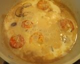 生パスタ使用！エビのクリームパスタ☆作り方3写真