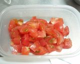 ➏　チリビーンズのサラダ　➏作り方2写真