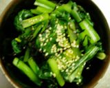 ヘルシー！小松菜の塩昆布和え作り方3写真