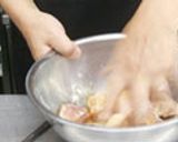 チキンの甘辛サラダ作り方2写真