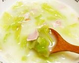 レンジで1人分♪春野菜クリームシチュー作り方4写真