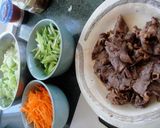 お手軽　牛肉の生春巻き作り方1写真