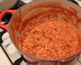 フレッシュトマトとさばそぼろのイタリア丼作り方6写真