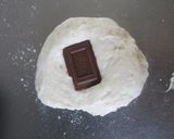 かわいいココアinチョコパン作り方7写真