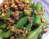 超簡単..5分..丼で胡麻和 えいんげん作り方6写真