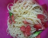 アスパラの冷製パスタ…コンソメジュレで…作り方7写真