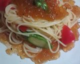 アスパラの冷製パスタ…コンソメジュレで…作り方10写真