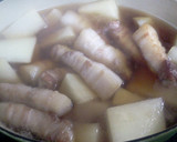 ご飯のお供に☆大根と豚肉の煮物作り方4写真