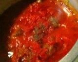 圧力鍋にお任せ‼牛肉のトマト煮作り方5写真