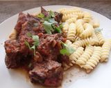 牛肉赤ワイン煮込み作り方8写真