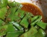 超簡単..7分.丼で.ごま和えモロインゲ作り方6写真