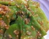 超簡単..7分.丼で.ごま和えモロインゲ作り方8写真