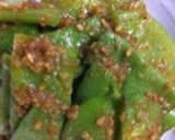 超簡単..7分.丼で.ごま和えモロインゲ作り方9写真