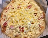 白いピザ　タルトフランベ作り方4写真