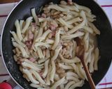 白豆とパンチェッタのパスタ♪作り方4写真