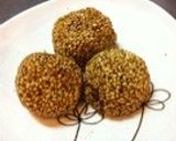 砂糖不使用♪かぼちゃのごま団子☆お弁当に作り方6写真