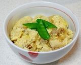 ★節約つゆだく親子豆腐丼★作り方9写真