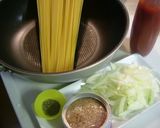 フライパンだけでツナ&トマトパスタ作り方1写真