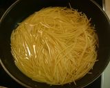 フライパンだけでツナ&トマトパスタ作り方3写真