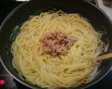 フライパンだけでツナ&トマトパスタ作り方6写真
