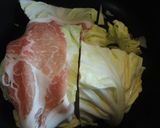 早ウマ☆春キャベツの豚キム蒸し作り方2写真