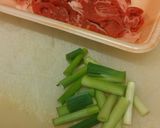 おべんとうのおかずに牛肉の甘辛煮作り方1写真