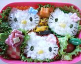 お手軽簡単キャラ弁☆カップでキティ作り方6写真
