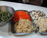 筍と蕨の山菜おこわ　～炊飯器で～作り方1写真