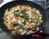 筍と蕨の山菜おこわ　～炊飯器で～作り方3写真