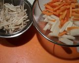 豆腐と納豆の具沢山ピリ辛スープ作り方1写真