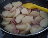 簡単とろっとろ～❤かぶとベーコンの炒め煮作り方5写真