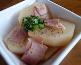 簡単とろっとろ～❤かぶとベーコンの炒め煮作り方7写真