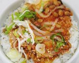 【『キムチと納豆と生イカ』ご飯】の作り方作り方6写真