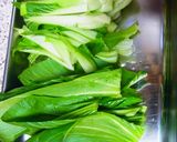 青梗菜のクリーム煮作り方1写真
