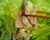 超簡単☆豚肉と春キャベツの炒め物作り方5写真