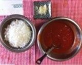 トマトソース！マスカルポーネとバジル☆作り方1写真