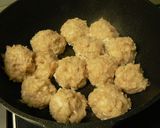 たけのこ入り鶏つくねの照り焼き作り方3写真