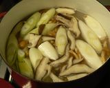 豆腐となめこと長ねぎの中華スープ作り方1写真