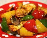 疲労回復！パプリカと鶏胸肉のカラフル炒め作り方13写真