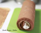 ホワイトチョコ♡ラムコーヒーロールケーキ作り方19写真