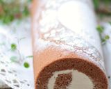 ホワイトチョコ♡ラムコーヒーロールケーキ作り方21写真
