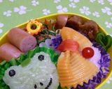 おにぎりでカエル　✿野菜の抜き型使用✿作り方13写真