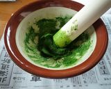 摘んだらHBで『よもぎ餅✼草もち』を☄作り方5写真