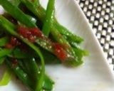 きぬさやの梅肉あえ☆彡作り方4写真